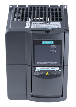 Siemens - 6SE64402AD222BA1 - Siemens MICROMASTER 440 ϵ IP20 2.2 kW Ƶ 6SE64402AD222BA1, 0  550 Hz, 7.5 A, 380  480 V 		
