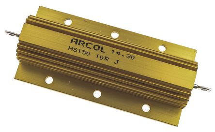 Arcol - HS150 10R J - Arcol HS150 ϵ HS150 10R J 150W 10 5%  尲װ̶ֵ, Ӷ, Ƿװ		