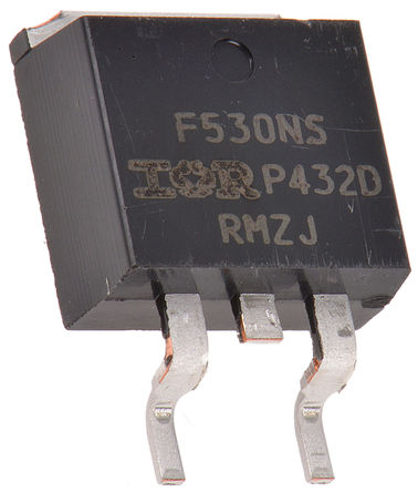 Infineon - IRF530NSTRLPBF - Infineon HEXFET ϵ Si N MOSFET IRF530NSTRLPBF, 17 A, Vds=100 V, 3 D2PAKװ		