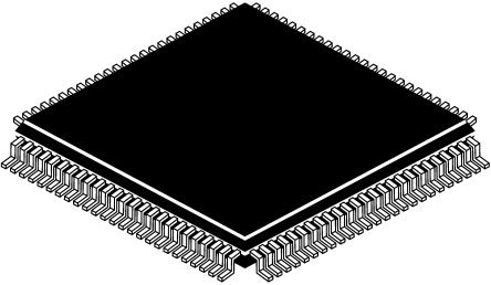 STMicroelectronics - STM32F105V8T6 - STMicroelectronics STM32F ϵ 32 bit ARM Cortex M3 MCU STM32F105V8T6, 72MHz, 64 kB ROM , 64 kB RAM, 1xUSB, LQFP-100		