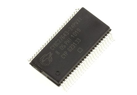 Cypress Semiconductor - CY8C27643-24PVXI - Cypress Semiconductor CY8C27643-24PVXI Ƭϵͳ SOC, ΢, CMOS, 3  5.25 V, 48 SSOPװ		