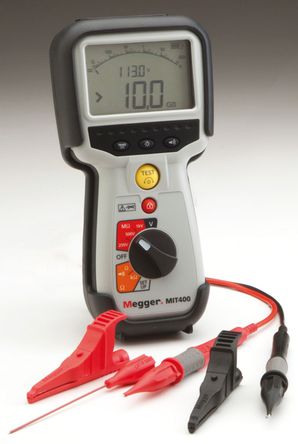 Megger - MIT400 - Megger MIT400 Ե, 20G, 1000V dc, 20 mA, 200 mA, CAT IV 600 V		
