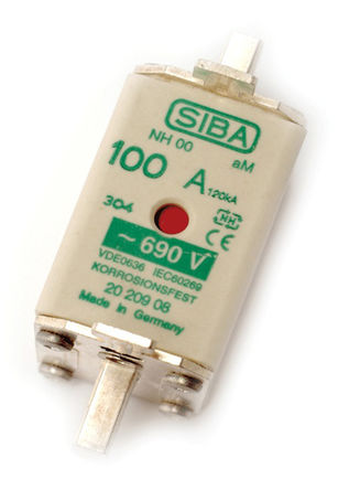 SIBA - 20-209-08/80A - SIBA 80A 00 NH aM ĺʽ۶ 20-209-08/80A, IEC 60269-2׼		