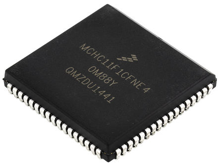 NXP - MCHC11F1CFNE4 - NXP M68HC11 ϵ 8 bit HC11 MCU MCHC11F1CFNE4, 4MHz, 512 B ROM EEPROM, 1024 B RAM, PLCC-68		