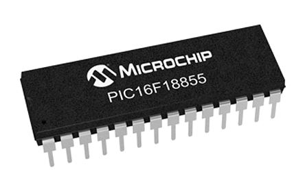 Microchip - PIC16F18855-I/SP - Microchip PIC16LF ϵ 8 bit PIC16F MCU PIC16F18855-I/SP, 32MHz, 14 kB ROM , 1024 B RAM, SPDIP-28		