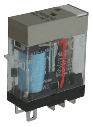 Omron - G2R-1-SND-DC12(S) - Omron 10 A Plug In ˫ ܵԴ̵ G2R-1-SND-DC12(S), 125 V ֱ440 V 		