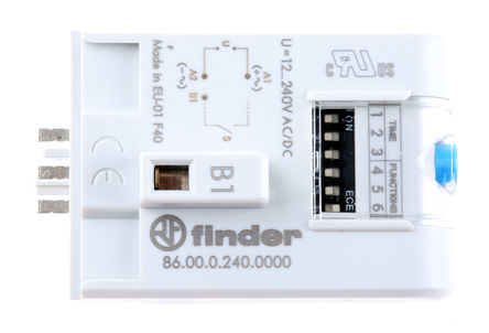 Finder - 86.00.0.240.0000 - Finder 86.00.0.240.0000 Plug In ӿڼ̵ģ, 264V ac/dc		