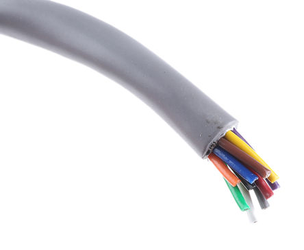 Alpha Wire - 1299/10C SL005 - Alpha Wire 30m 10 о  ϩ PVC  ҵ 1299/10C SL005, 300 V, 0.35 mm2 		