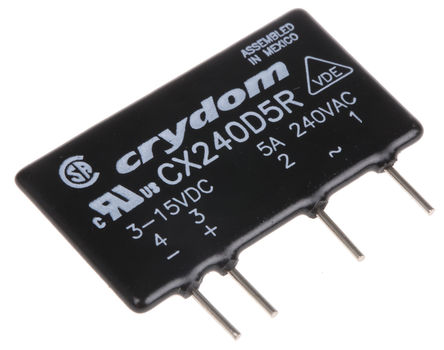 Crydom - CX240D5R - Crydom 5 A PCBװ  ̵̬ CX240D5R, SCR, ˲ʱл, 280 V 		
