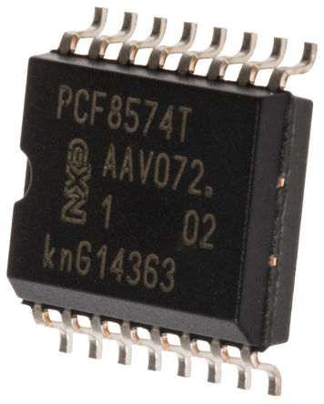 NXP - PCF8574T/3,512 - NXP PCF8574T/3,512 8ͨ 100kHz I/Oչ, I2Cӿ, 16 SOICװ		