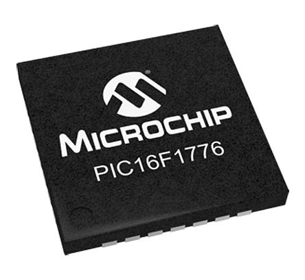 Microchip - PIC16LF1776-I/MX - Microchip PIC16F ϵ 8 bit PIC MCU PIC16LF1776-I/MX, 32MHz, 14 kB ROM , 1 kB RAM, UQFN-28		