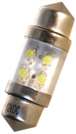 JKL Components - LE-1031-02W - JKL Components ɫ  LED  LE-1031-02W, 31 mm 10.5mmֱ, 12 V ֱ 20 mA, 7.6 lm		