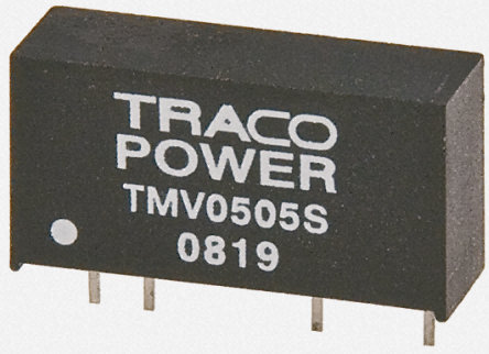 TRACOPOWER - TMV 0515D - TRACOPOWER TMV ϵ 1W ʽֱ-ֱת TMV 0515D, 4.5  5.5 V ֱ, 15V dc, 30mA, 3kV dcѹ, 79%Ч, SIP 7װ		