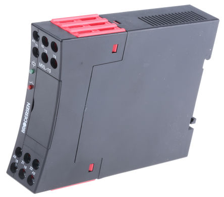 Brodersen Controls - MXL-10.924/RS - Brodersen Controls 2 DIN찲װ Һλ̵ MXL-10.924/RS, 12V ac̽ͷ, 24 V ֱ Դ, 104 x 22.5 x 80mm		