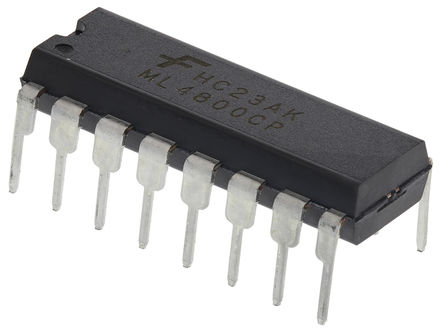 Fairchild Semiconductor - ML4800CP - Fairchild Semiconductor ML4800CP  PWM , 18 VԴ, 81 kHz, 16 PDIPװ		