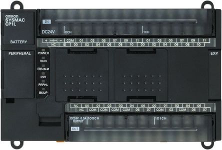 Omron - CP1L-M40DR-A - Omron CP1L ϵ PLC CPU CP1L-M40DR-A, USB, 10000 , 40 I/O ˿, DIN찲װ, 85  264 V 		