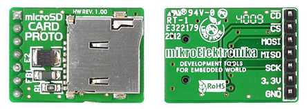 MikroElektronika - MIKROE-429 - MikroElektronika MicroSD  PROTO Ӱ ԰ MIKROE-429; Ƕʽ MCU		