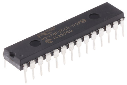 Microchip - PIC32MX170F256B-I/SP - Microchip PIC32MX ϵ 32 bit PIC MCU PIC32MX170F256B-I/SP, 50MHz, 256 + 3 kB ROM , 64 kB RAM, SPDIP-28		