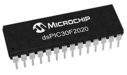 Microchip - DSPIC30F2020-30I/SP - Microchip DSPIC30F2020-30I/SP 16bit źŴ DSP, 15MHz, 12 kB ROM , 512 B RAM, 28 SPDIPװ		