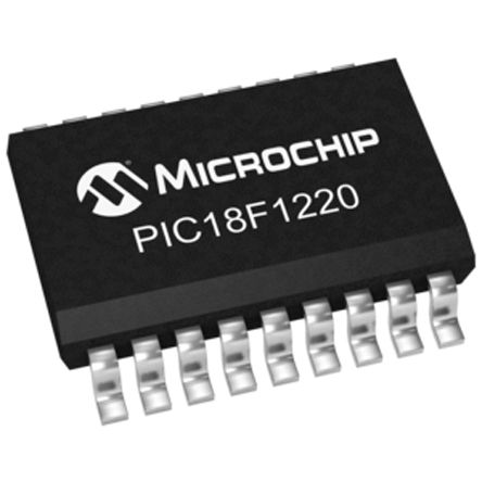 Microchip - PIC18F1220-E/SO - Microchip PIC18F ϵ 8 bit PIC MCU PIC18F1220-E/SO, 40MHz, 4 kB ROM , 256 B RAM, SOIC-16		