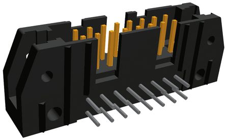 TE Connectivity - 5102159-3 - TE Connectivity AMP-LATCH ϵ 16· 2.54mmھ (2) ֱ PCB  5102159-3, Ӷ˽, 1A, ͨ		