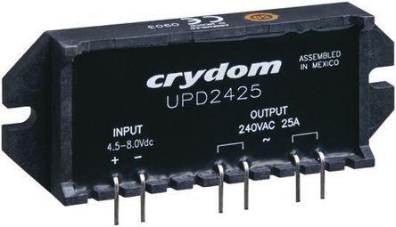 Crydom - UPD2425F - Crydom 25 A rms ̰װ ̵̬ UPD2425F, SCR, ѹл, 280VЧֵ		