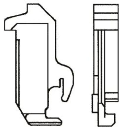 TE Connectivity - 1393558-4 - TE Connectivity AMP-LATCH ϵ  1393558-4		