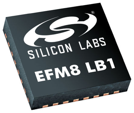 Silicon Labs - EFM8LB12F64E-A-QFN32 - Silicon Labs EFM8LB1 ϵ 8 bit CIP-51 MCU EFM8LB12F64E-A-QFN32, 72MHz, 64 kB ROM , 4352 B RAM, QFN-32		