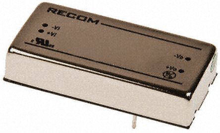 Recom - RP10-4815SEW - Recom RP10 EW ϵ 10W ʽֱ-ֱת RP10-4815SEW, 18  75 V ֱ, 15V dc, 670mA, 1.6kV dcѹ		