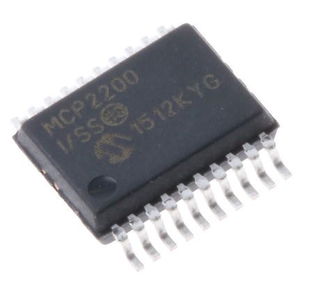 Microchip - MCP2200-I/SS - Microchip MCP2200-I/SS 12MBps USB , ֧USB 2.0, 5.5 V, 20 SSOPװ		