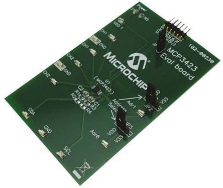 Microchip - MCP3423EV - Microchip ݲɼ ΢׼ MCP3423EV		