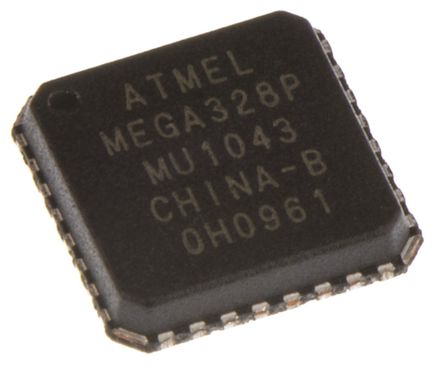 Microchip - ATMEGA328P-MU - ATmega ϵ Microchip 8 bit AVR MCU ATMEGA328P-MU, 20MHz, 1 kB32 kB ROM , 2 kB RAM, MLF-32		