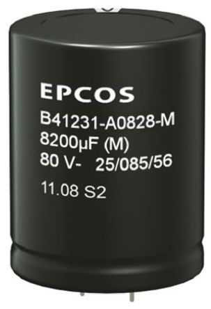 EPCOS - B41231A5568M000 - EPCOS B41231 ϵ 25 V ֱ 5600F ͨ  B41231A5568M000, 20%ݲ, +85C		