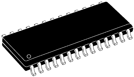 Microchip - PIC16C73A-04/SO - PIC ϵ Microchip 8 bit PIC MCU PIC16C73A-04/SO, 4MHz, 4K x 14  ROM EPROM, 192 B RAM, SOIC-28		