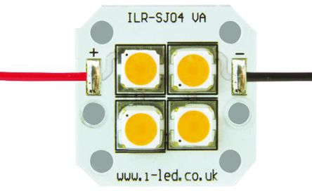 Intelligent LED Solutions - ILR-SJ04-WW95-SC201-WIR200 - ILS Stanley 3J PowerCluster ϵ 4 ɫ LED  ILR-SJ04-WW95-SC201-WIR200, 5000Kɫ, 380 lm		
