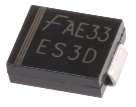 Fairchild Semiconductor - ES3D - Fairchild Semiconductor ES3D  , Io=3A, Vrev=200V, 20ns, 2 DO-214ABװ		