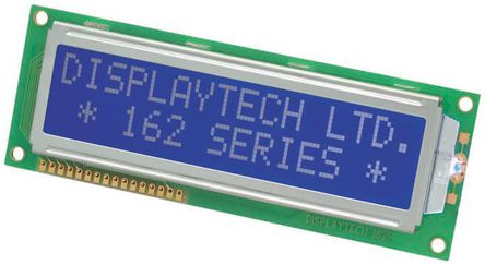 Displaytech - 162F-CC-BC-3LP - Displaytech ͸ ĸ LCD ɫʾ 162F-CC-BC-3LP, LED, 216ַ		