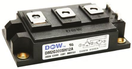 DAWIN Electronics - DM2G300SH6N - DAWIN Electronics DM2G300SH6N Nͨ IGBT ģ, , 375 A, Vce=600 V, 7 7DM-3װ		