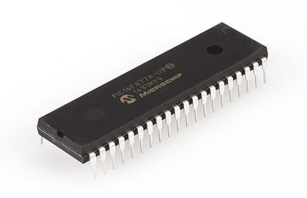 Microchip - PIC16F877A-I/P - Microchip PIC16F ϵ 8 bit PIC MCU PIC16F877A-I/P, 20MHz, 14.3 kB256 B ROM , 368 B RAM, PDIP-40		