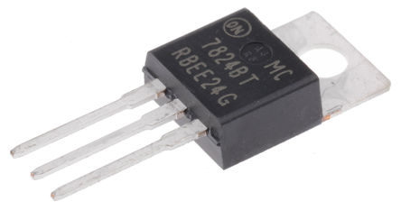 ON Semiconductor - MC7824BTG - ON Semiconductor MC78xx ϵ MC7824BTG ѹ, Ϊ 40 V, 24 V, 1A, 15W, 3 TO-220		
