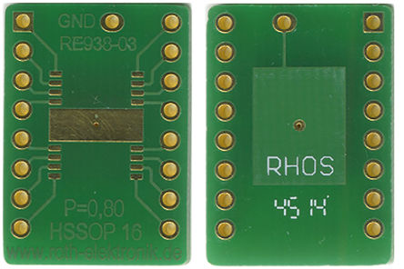 Roth Elektronik - RE938-03 - Roth Elektronik RE938-03 ˫ չ, ·, 22.57 x 15.88 x 1.5mm		