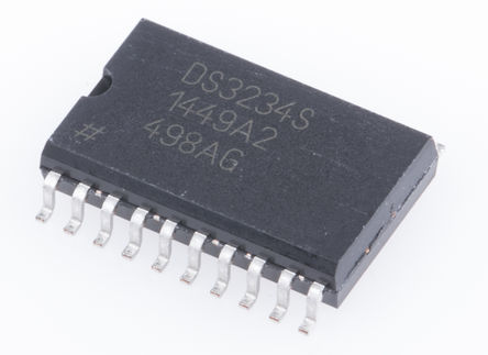 Maxim - DS3234S# - Maxim DS3234S# ʵʱʱ (RTC), SRAM, 256B RAM, SPI, 2  5.5 VԴ, 20 SOICװ		