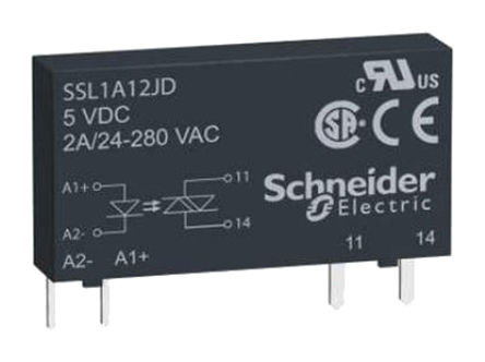 Schneider Electric - SSL1A12JD - Schneider Electric 2 A PCBװ  ̵̬ SSL1A12JD, SCR, лл, 280 V 		
