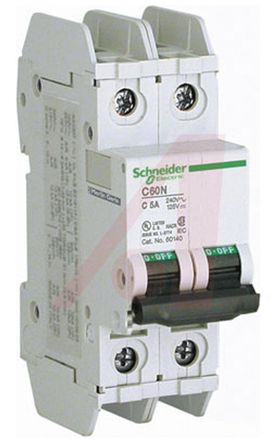 Schneider Electric - 60160 - Schneider Electric C60 ϵ 2 8 A MCB ΢Ͷ· 60160, 10 kA rms @ 125 V ֱ20 kA rms @ 240 V  Ͽ, D բ		