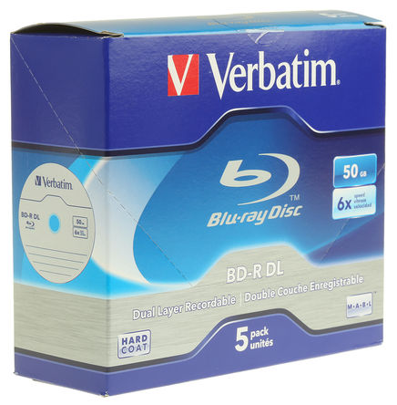 Verbatim - 43748 - Verbatim 5װ 50 GB 6X BD-R  43748		
