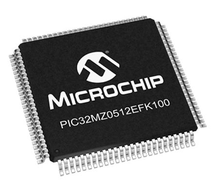 Microchip - PIC32MZ0512EFK100-I/PT - Microchip PIC32 ϵ 32 bit MIPS? MicroAptiv? MCU PIC32MZ0512EFK100-I/PT, 200MHz, 160棩kB512棩kB ROM 		