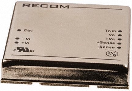 Recom - RP60-2415SG - Recom RP60 G ϵ 60W ʽֱ-ֱת RP60-2415SG, 18  36 V ֱ, 15V dc, 4A, 1.6kV dcѹ		