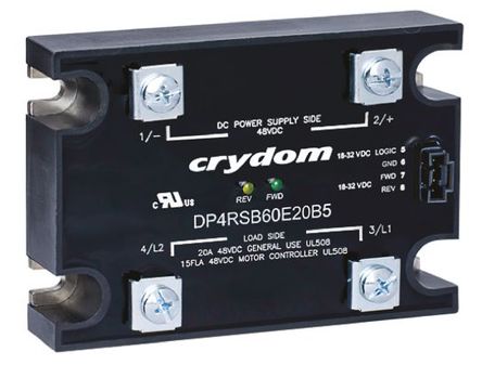 Crydom - DP4R60E60 - Crydom 60 A 尲װ ̵̬ DP4R60E60, MOSFET, ֱл, 48 V ֱ		