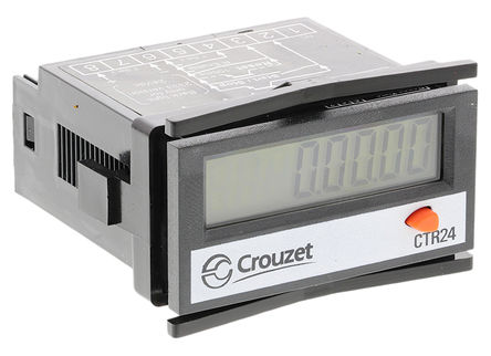 Crouzet - 87622162 - Crouzet 8λ LCD ּ 87622162, 0  99999.99 h, 0  9999999.9 sʾΧ, , 260 VԴ		