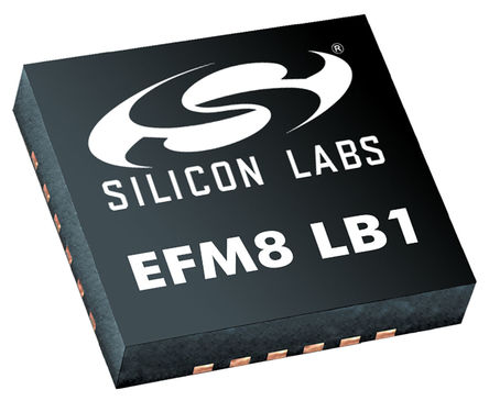 Silicon Labs - EFM8LB11F32E-B-QFN24 - EFM8LB1 ϵ Silicon Labs 8 bit CIP-51 MCU EFM8LB11F32E-B-QFN24, 72MHz, 32 kB ROM , 2304 B RAM, QFN-24		